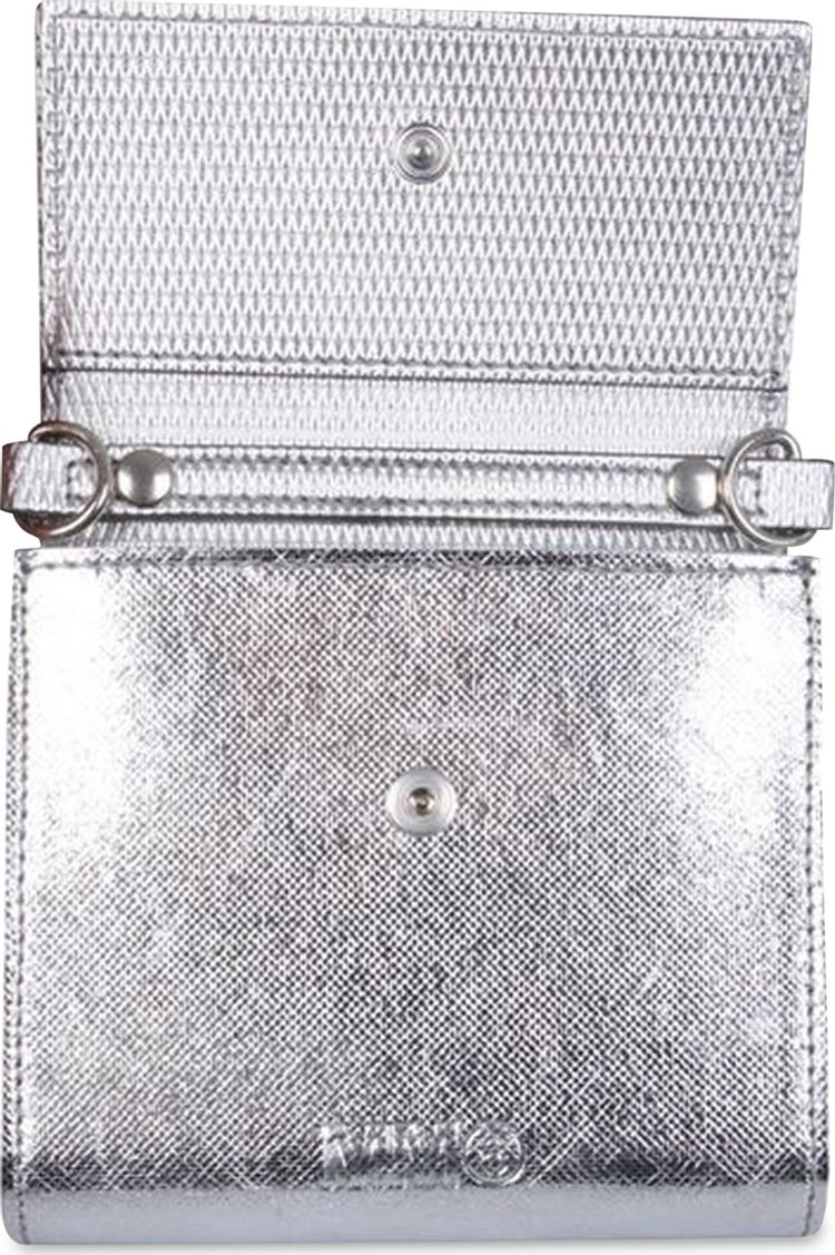 MM6 Maison Margiela Chain Wallet Silver