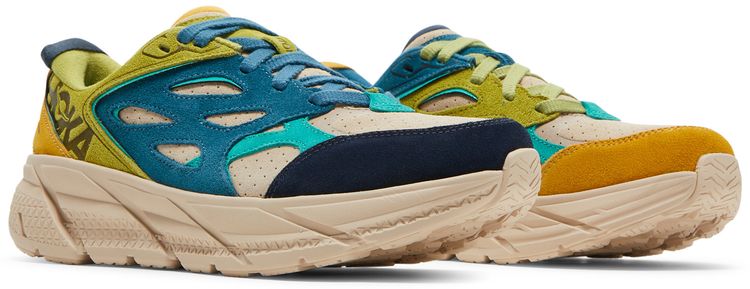 HOKA Clifton L Suede Multi Color