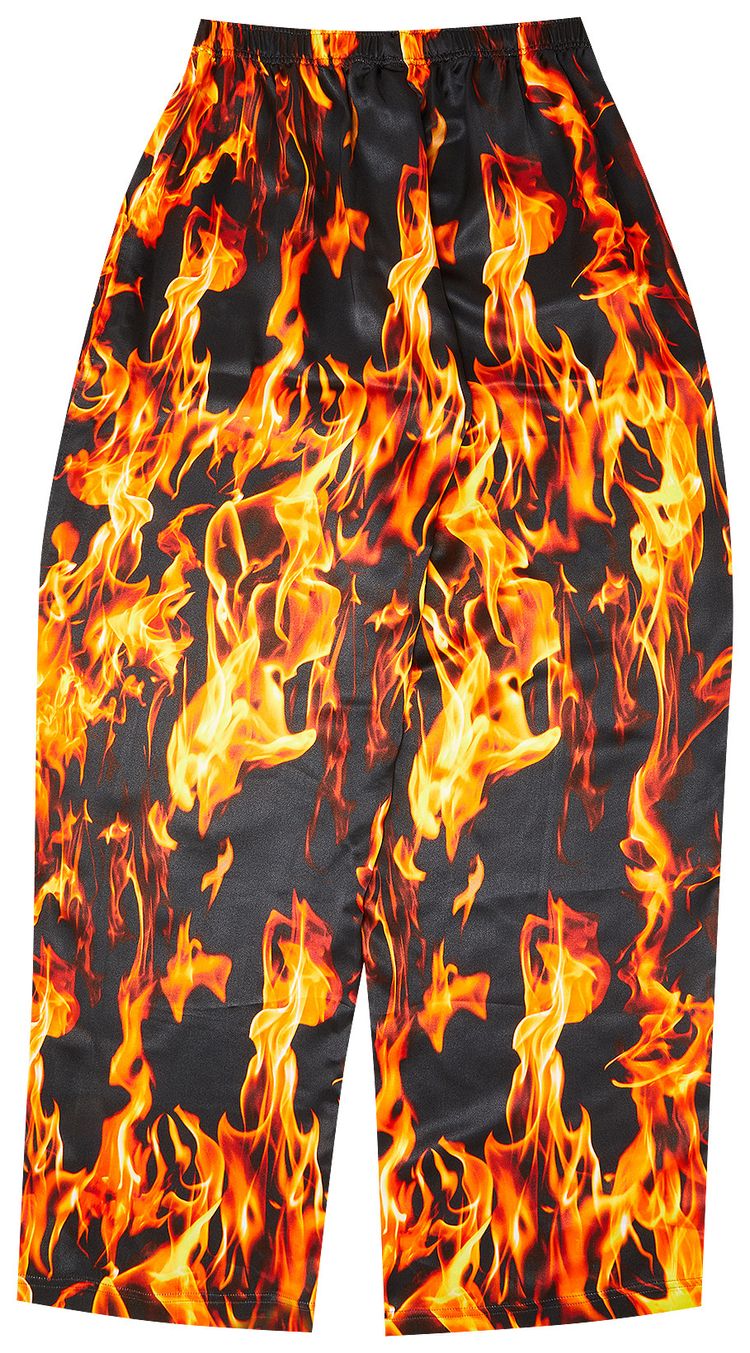 Vetements Fire Pyjama Pants Black