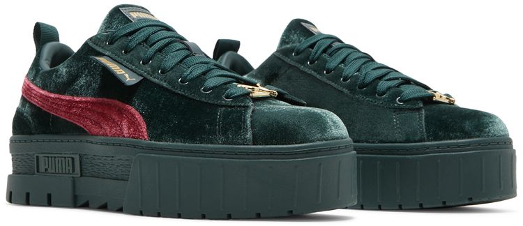 Puma Wmns Mayze Velvet   Green Gables Tibetan Red