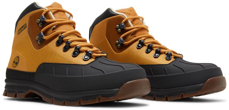 Euro Hiker Shell Toe Boot Wheat Black