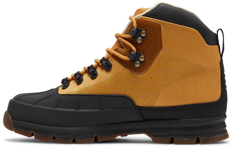 Euro Hiker Shell Toe Boot Wheat Black