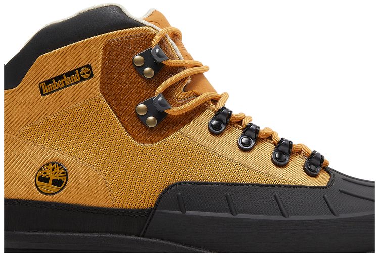 Euro Hiker Shell Toe Boot Wheat Black