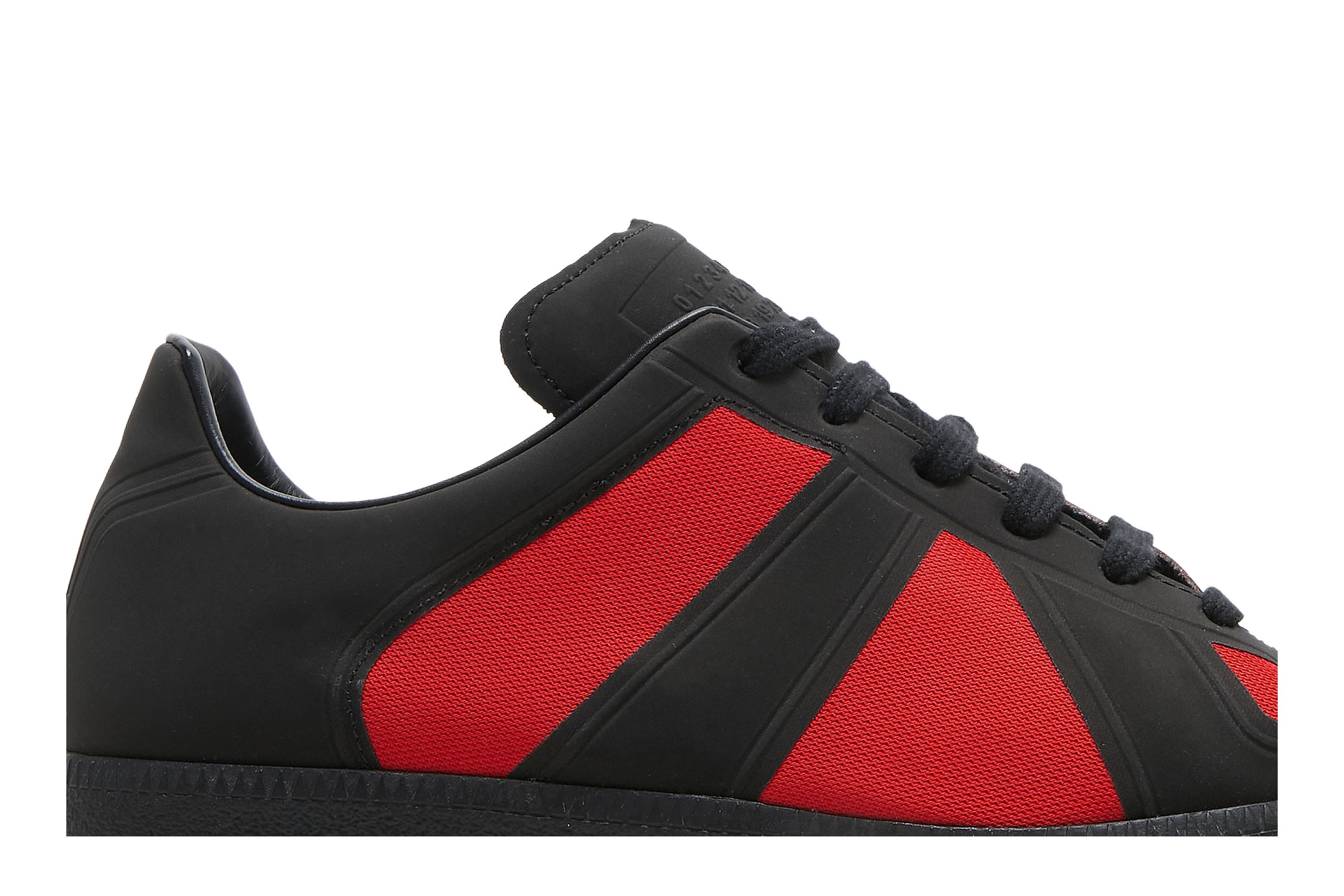 Maison margiela red sneakers hot sale