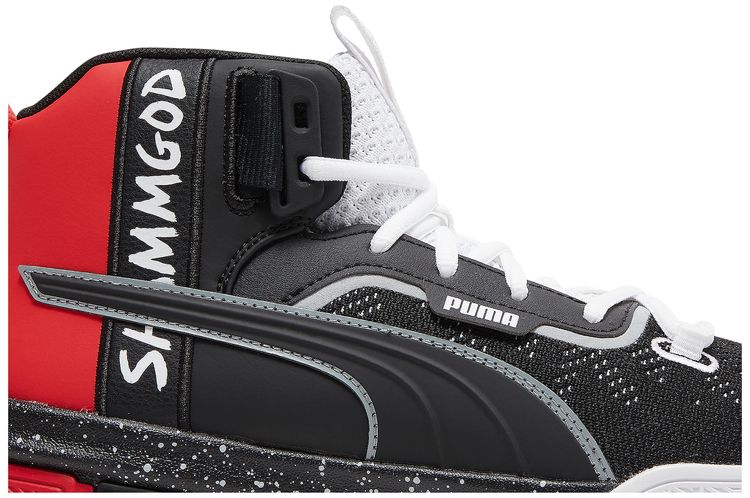 Puma God Shammgod x Legacy Black High Risk Red
