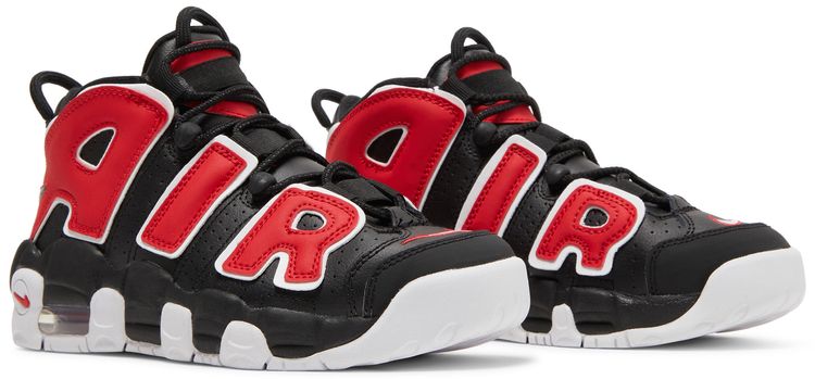 Nike Air More Uptempo GS Black University Red