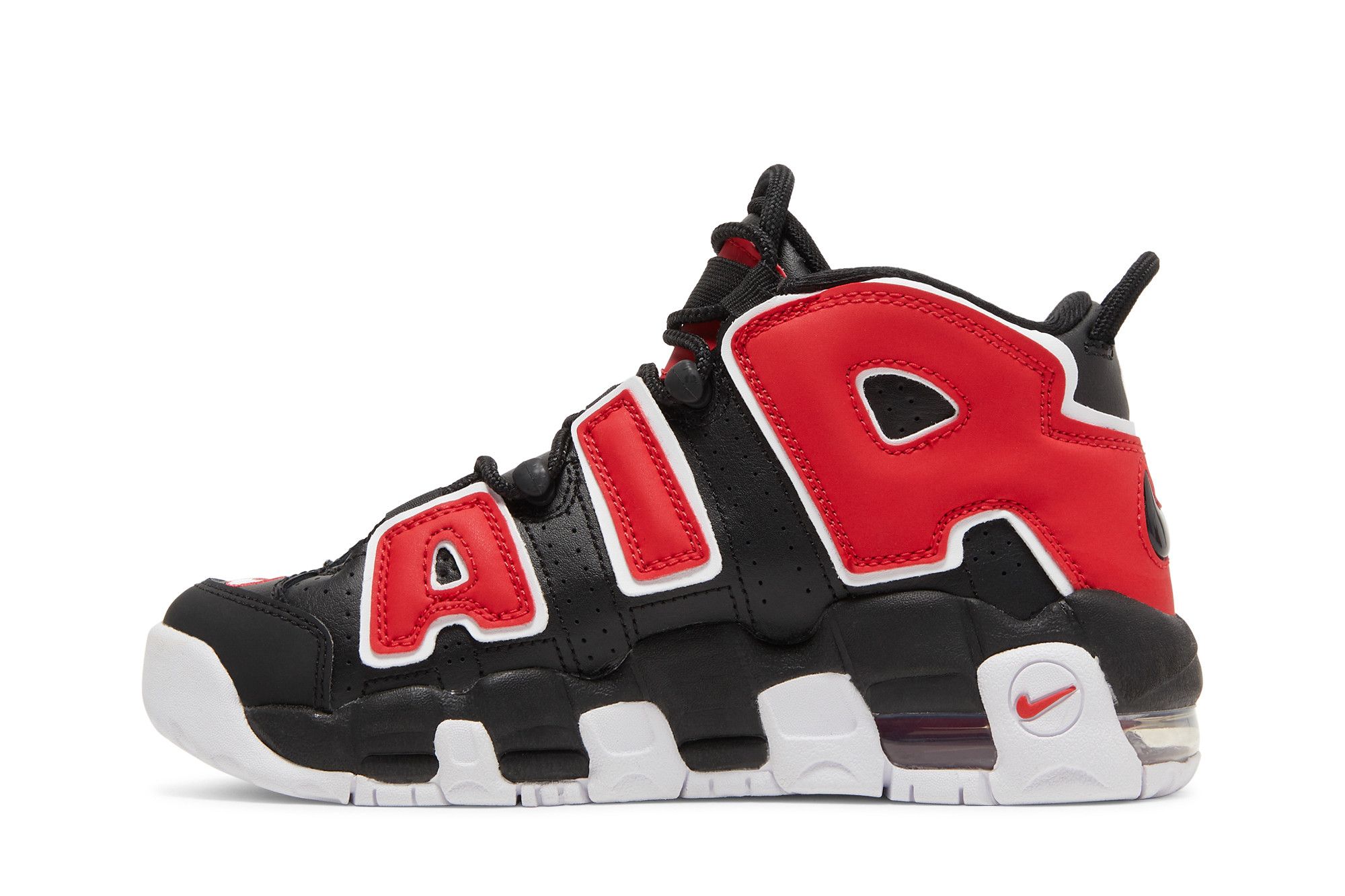 Buy Air More Uptempo GS Black University Red DM3190 001 GOAT CA