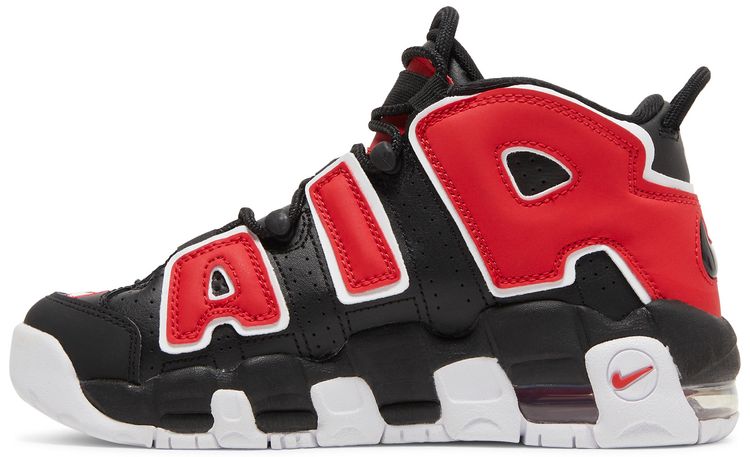 Nike Air More Uptempo GS Black University Red