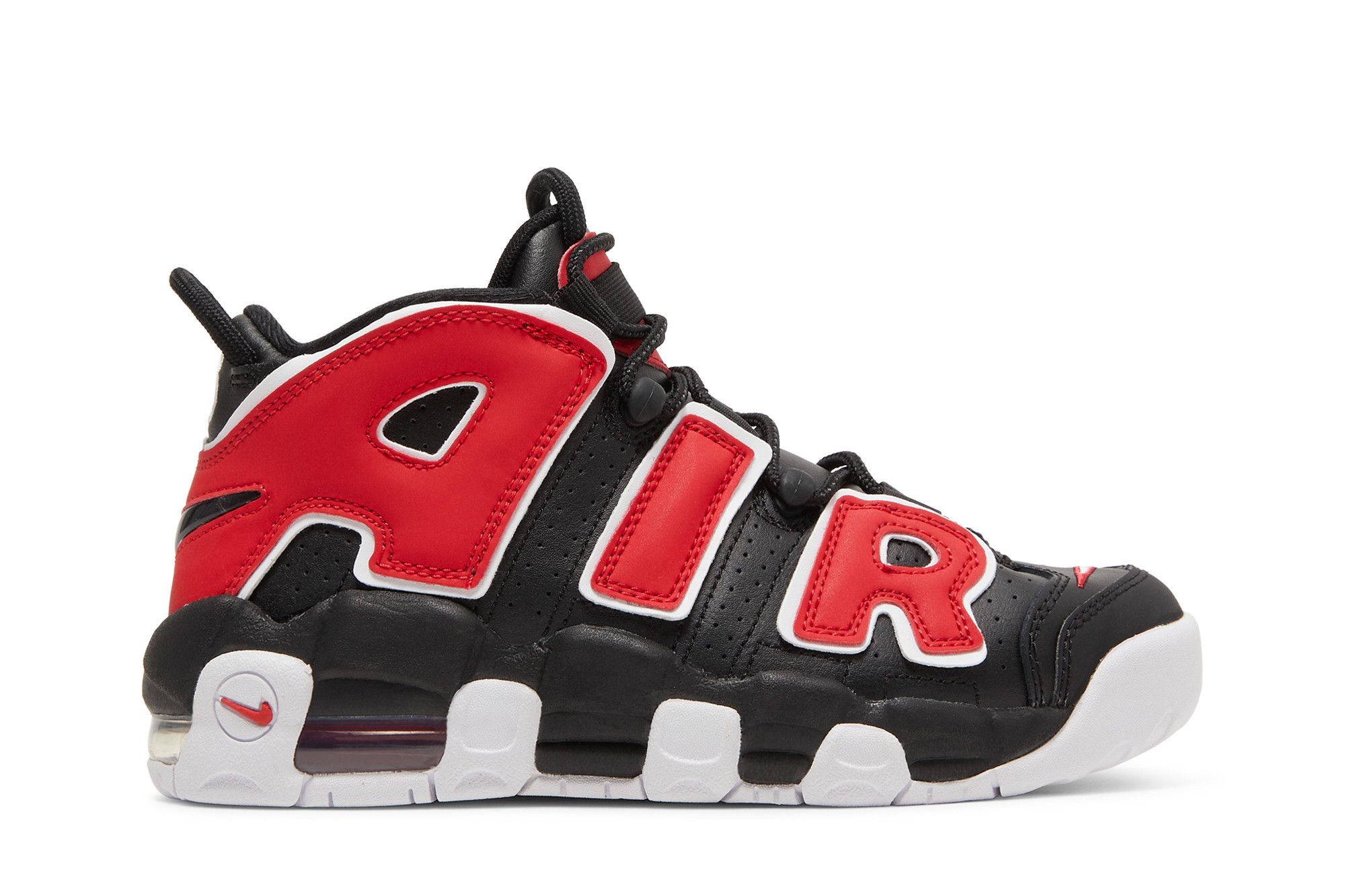 Buy Air More Uptempo GS 'Black University Red' - DM3190 001 | GOAT