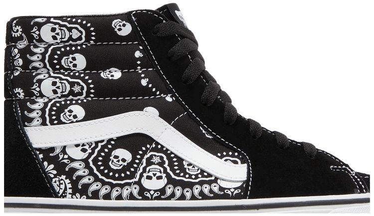 Vans Sk8 Hi Bandana   Black