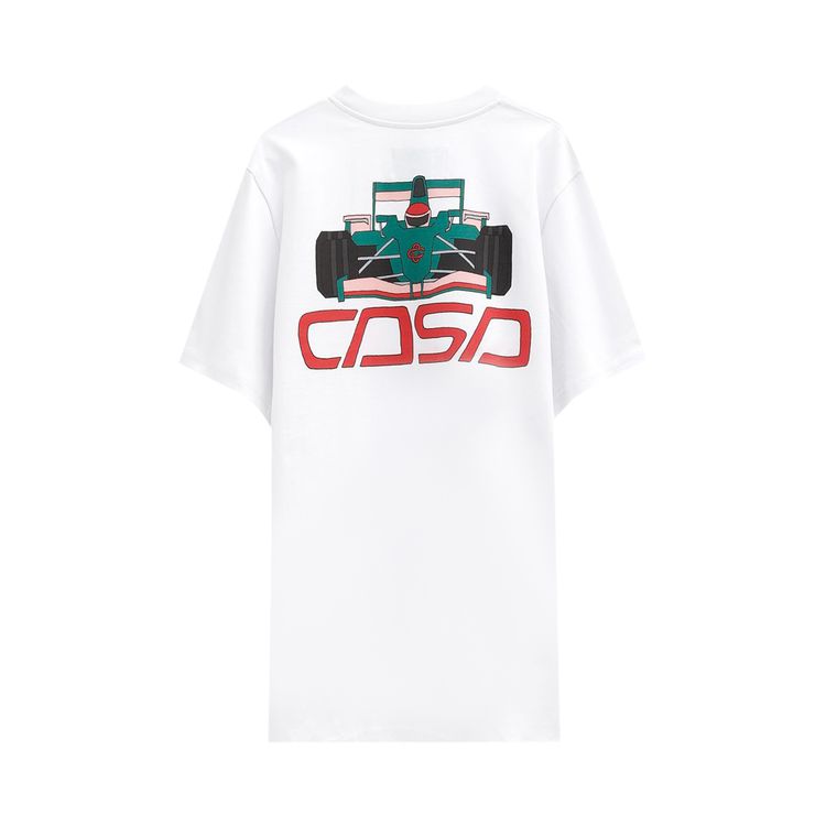 Casablanca Casa Race Icon Double Sided T Shirt White
