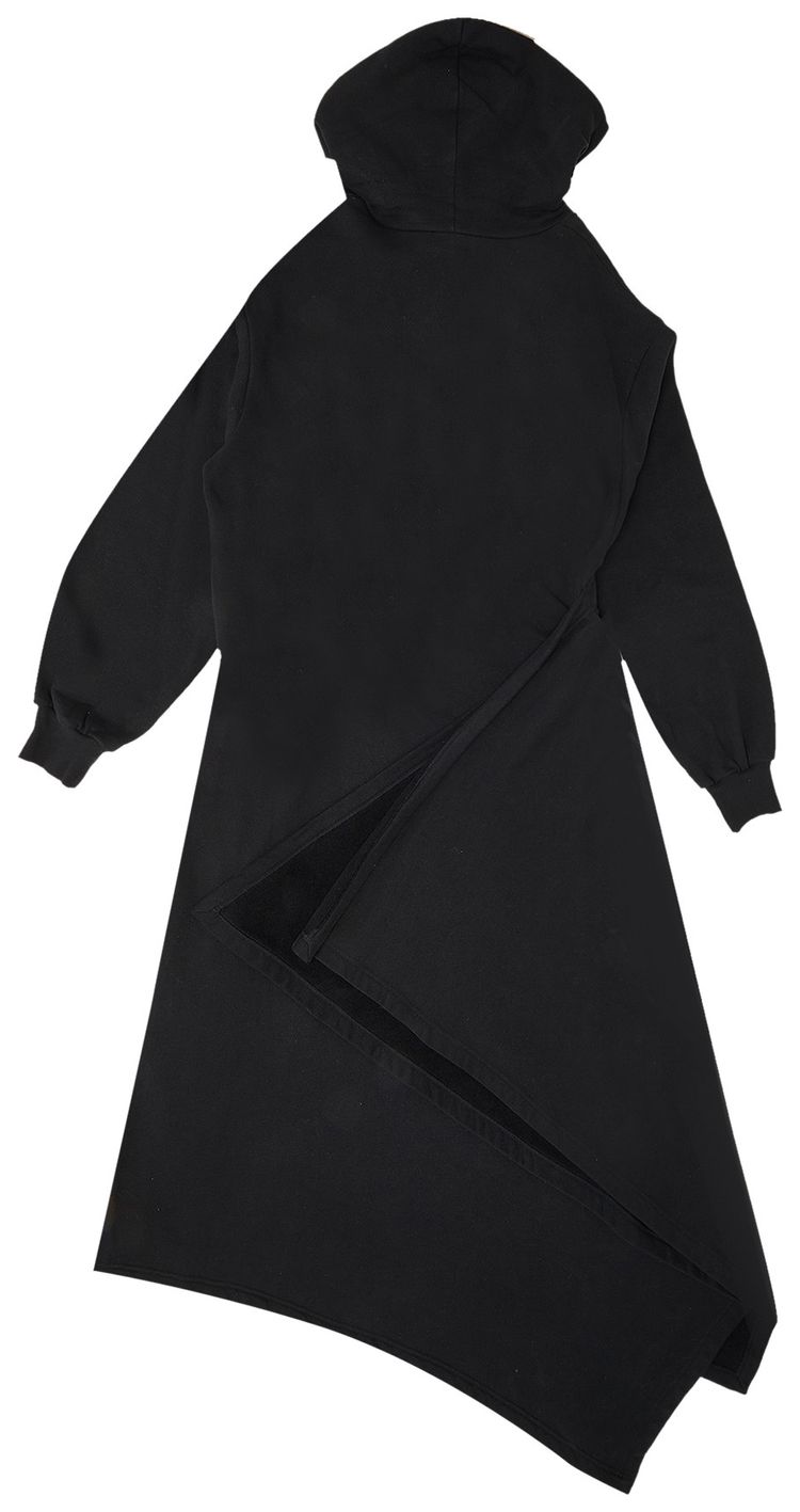 Balenciaga Easywrap Hooded Dress Black