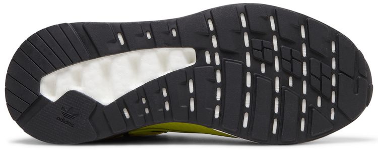 Adidas ZX 2K Boost J Bold Logo Graphic   Acid Yellow