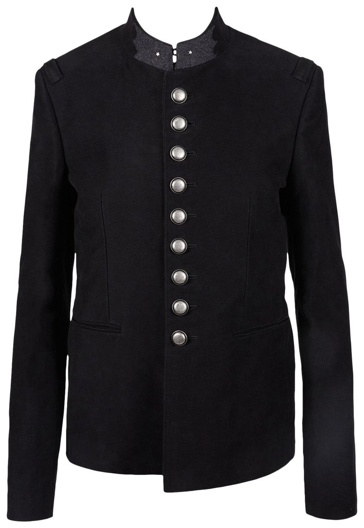 Saint Laurent Military Jacket Black