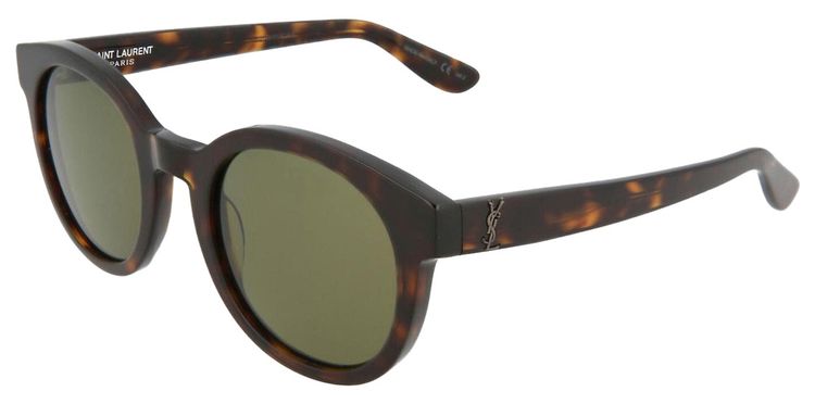 Saint Laurent Round Frame Sunglasses Black