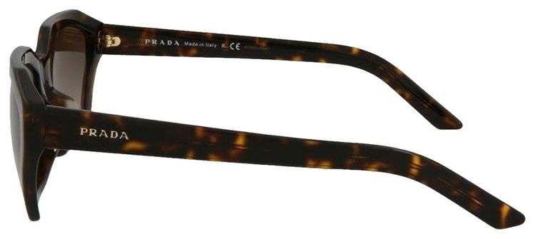 Prada Rectangle Frame Sunglasses Brown