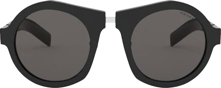 Prada Round-Frame Sunglasses 'Black'