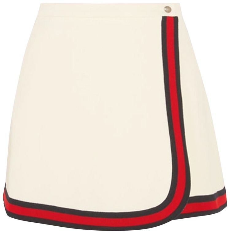 Gucci Jersey Mini Skirt White