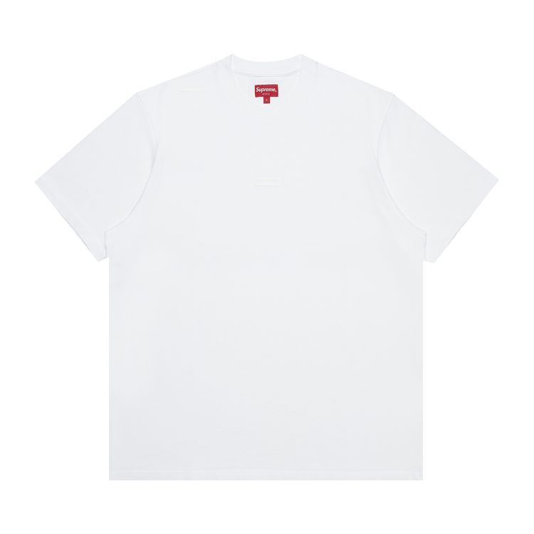 Supreme High Density Small Box Short Sleeve Top White