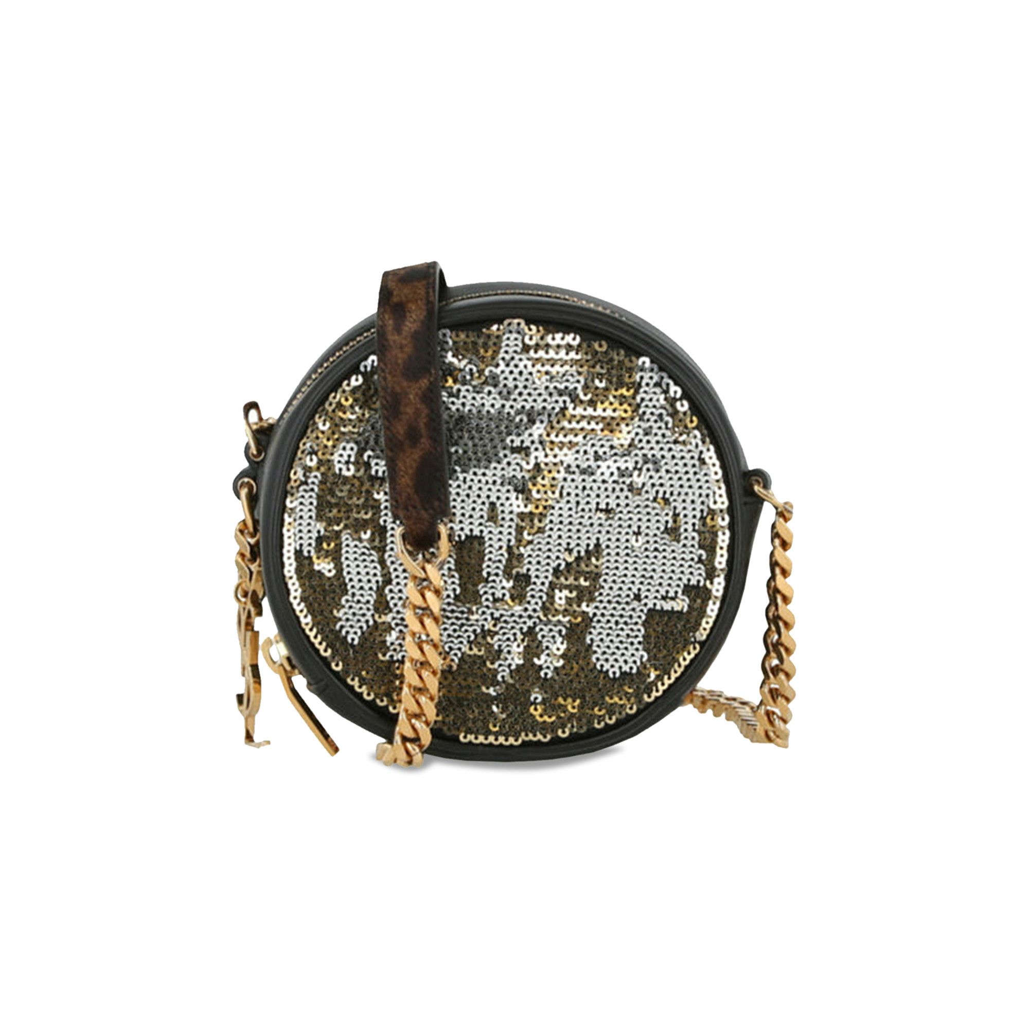 Buy Saint Laurent Small Bubble Sequin Crossbody Bag Multicolor