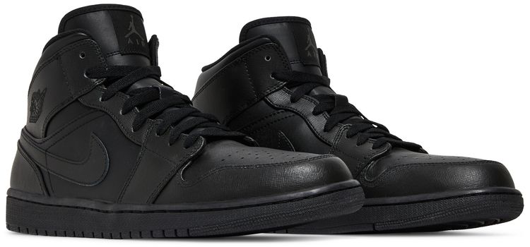 Air Jordan 1 Mid 2013 Triple Black