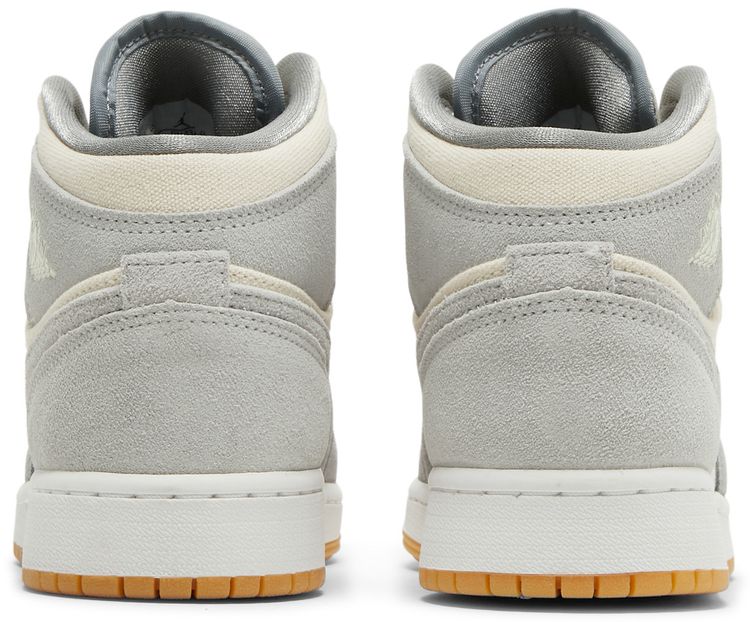 Air Jordan 1 Mid SE GS Coconut Milk Particle Grey