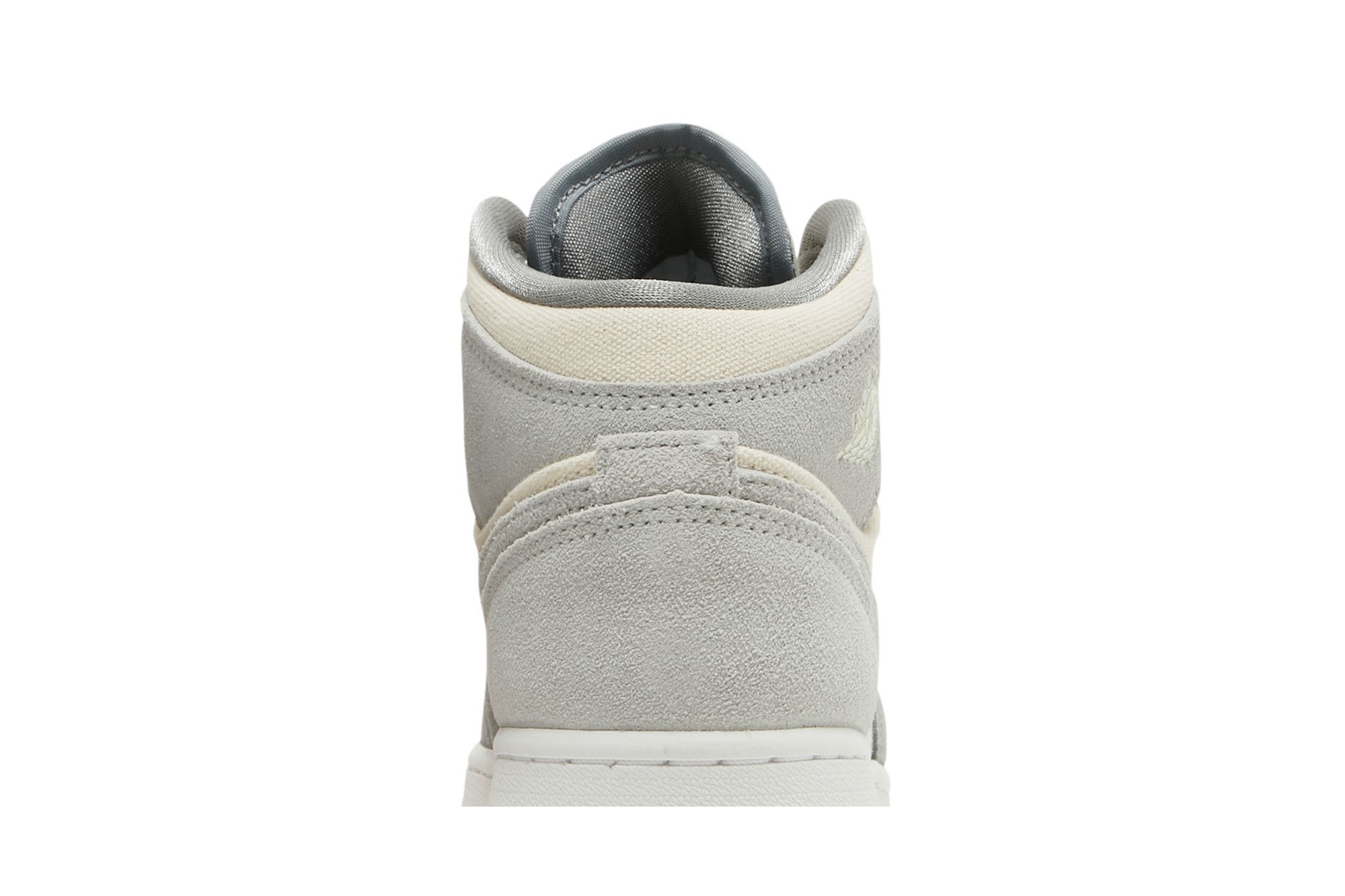 Buy Air Jordan 1 Mid SE GS 'Coconut Milk Particle Grey