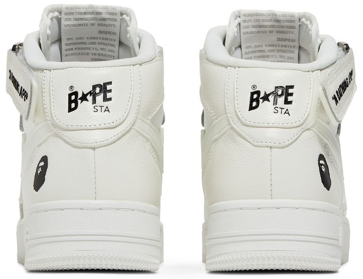 Bapesta Mid White