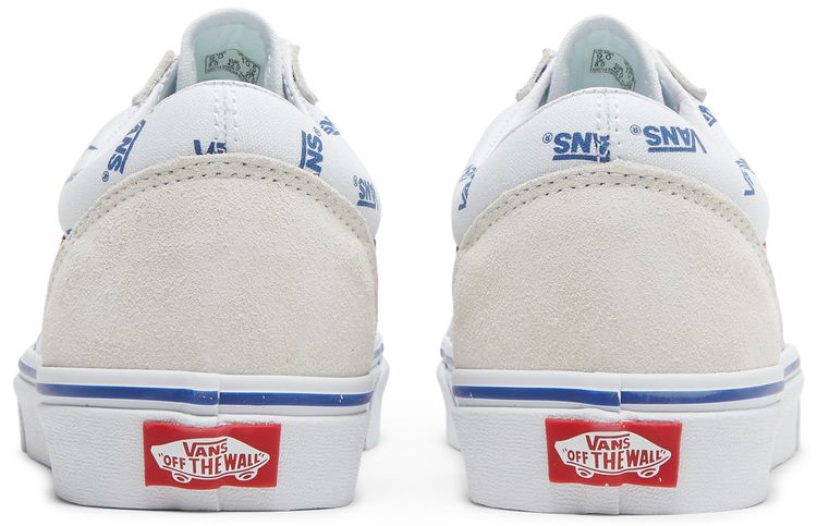 Vans Old Skool All Over Logo   White