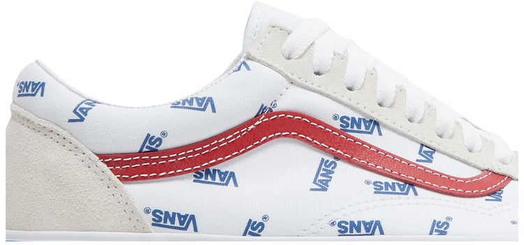 Vans Old Skool All Over Logo   White