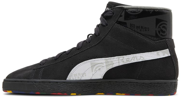 Black Fives x Puma Suede High Black
