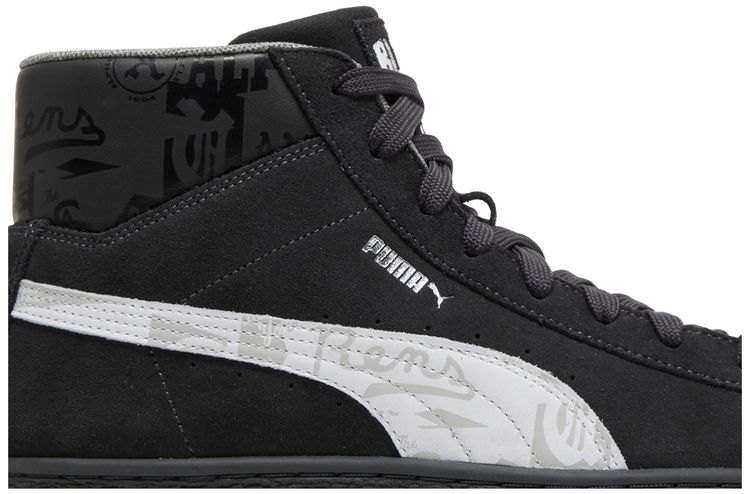 Black Fives x Puma Suede High Black