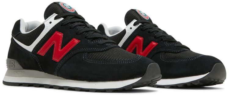 New Balance 574 Black Red