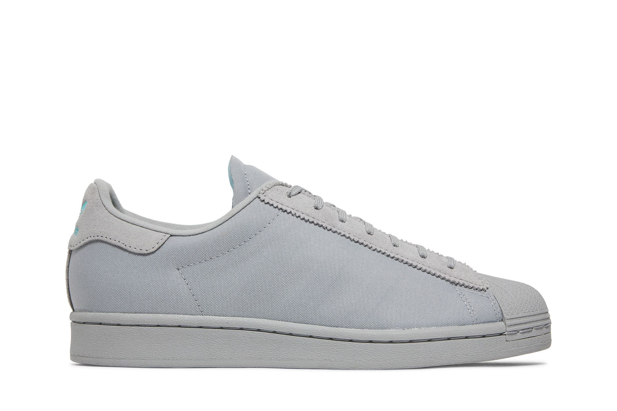 Gray suede adidas best sale superstars
