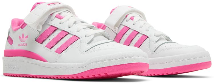 Adidas Forum Low J White Screaming Pink
