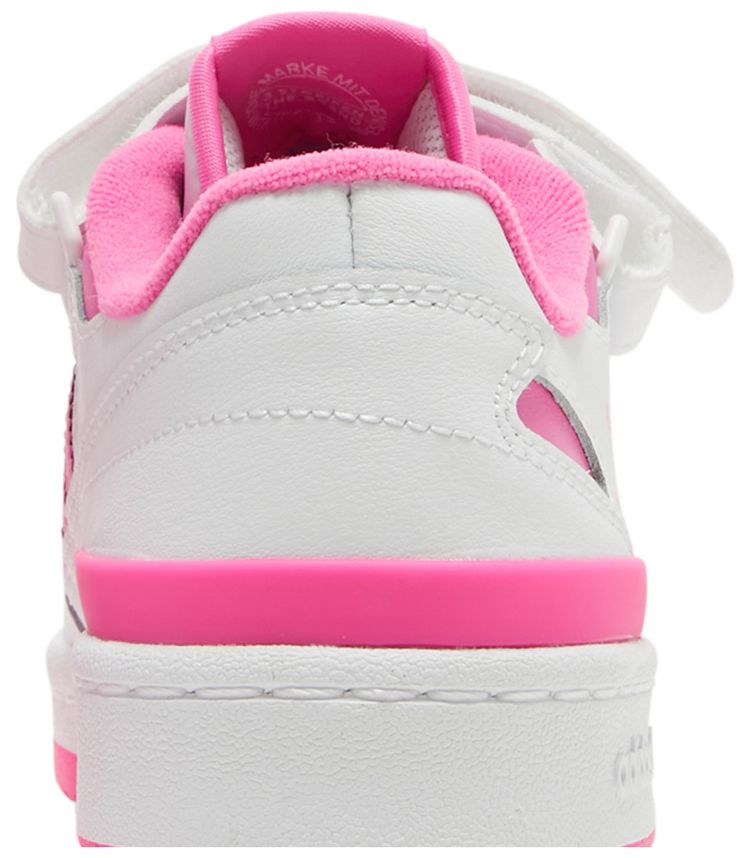 Adidas Forum Low J White Screaming Pink