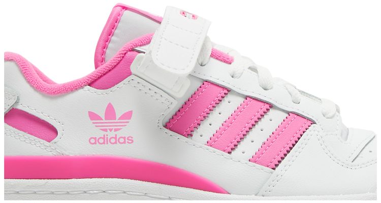 Adidas Forum Low J White Screaming Pink