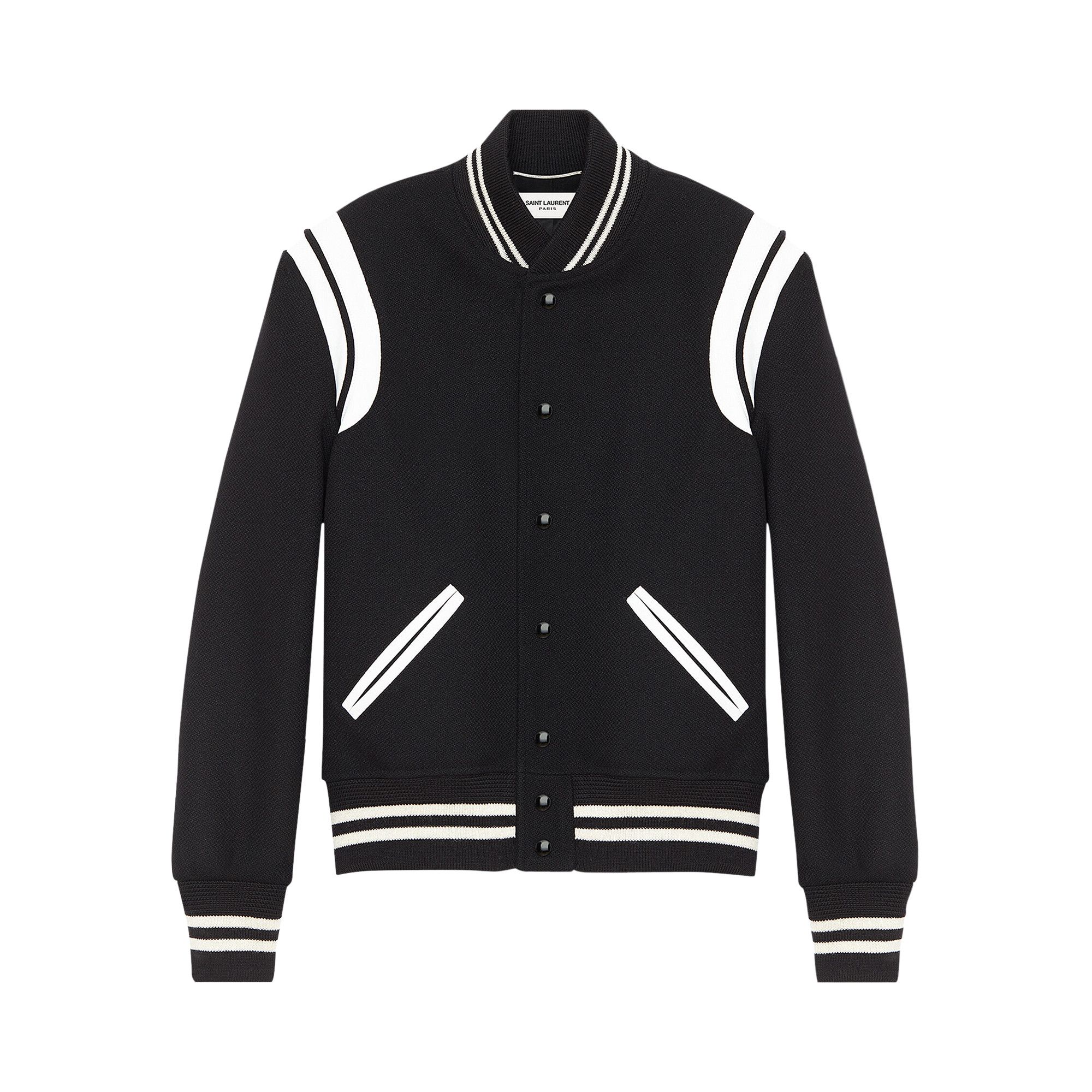 SAINT LAURENT PARIS|JACKETS ( 376283 Y180W 1900) Buy Saint Laurent Teddy Jacket 'Naturel' - 376283 Y180W 1900