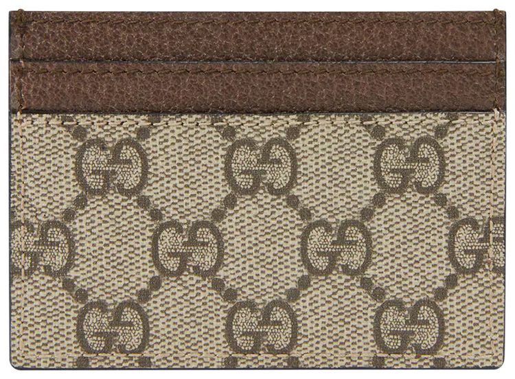 Gucci GG Supreme Ophidia Large Card Case BeigeEbony