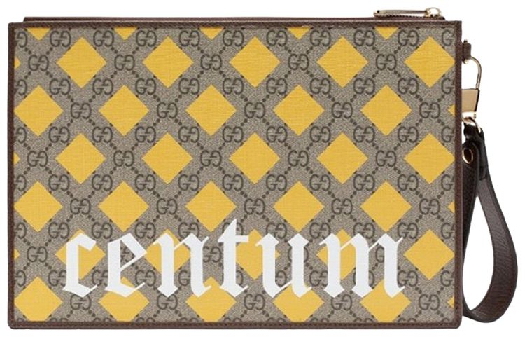 Gucci Interlocking GG Patch Gucci 100 Pouch GG Supreme