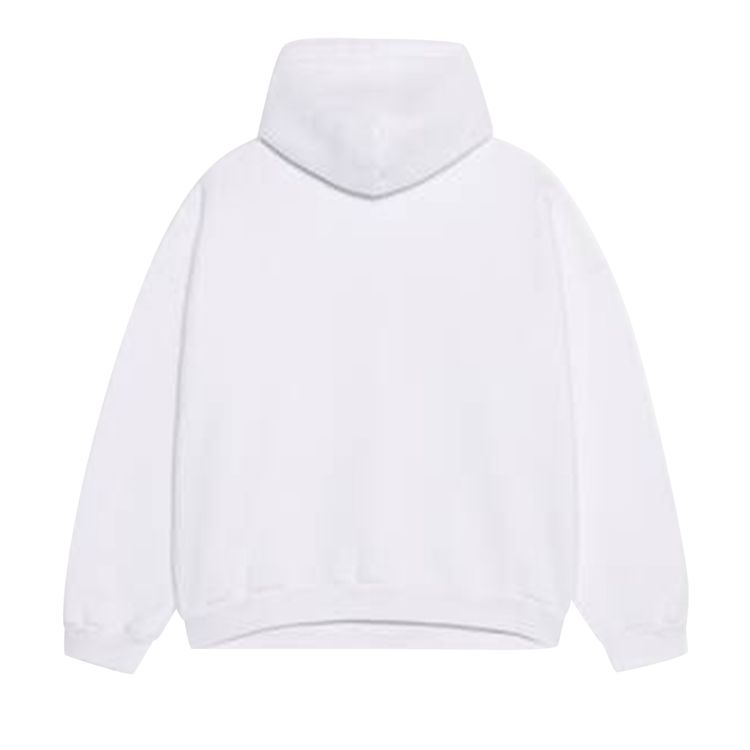 Balenciaga Wide Fit Hoodie WhiteBubblegum
