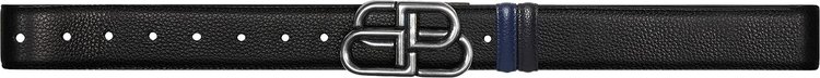 Balenciaga BB Rev Logo Belt 'Black/Navy'
