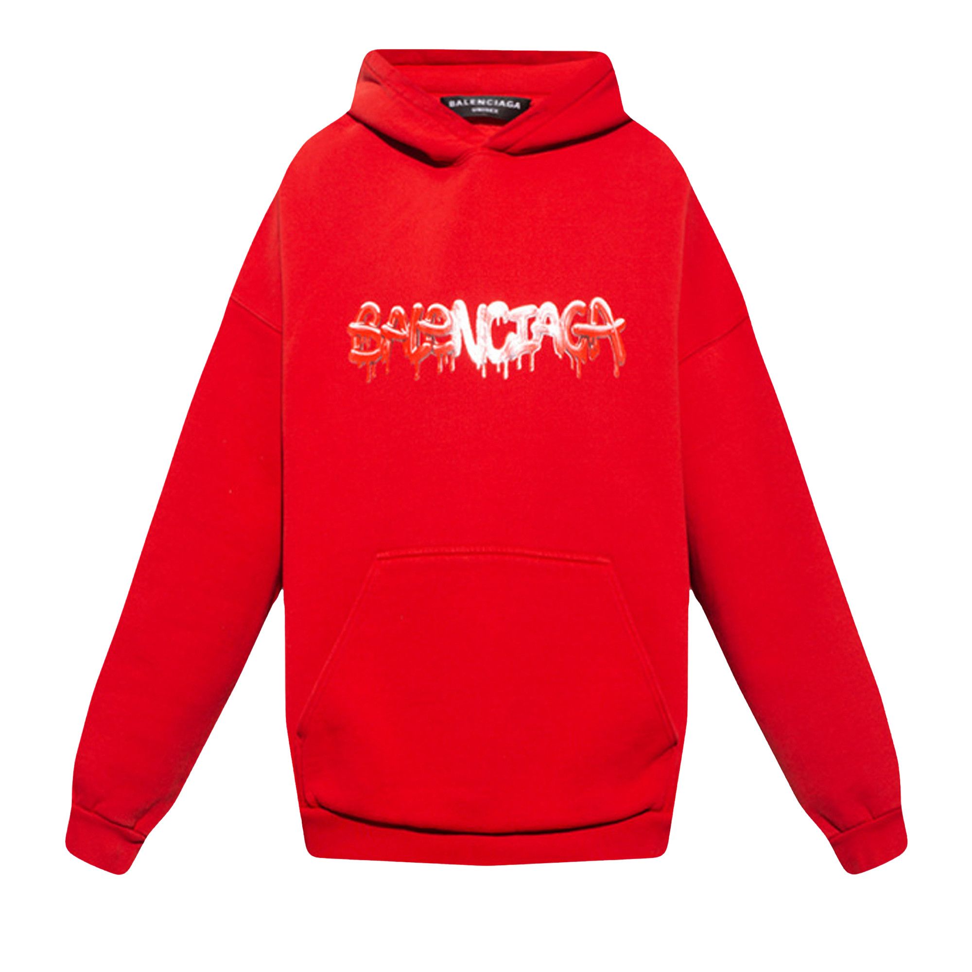 Balenciaga red hoodie clearance