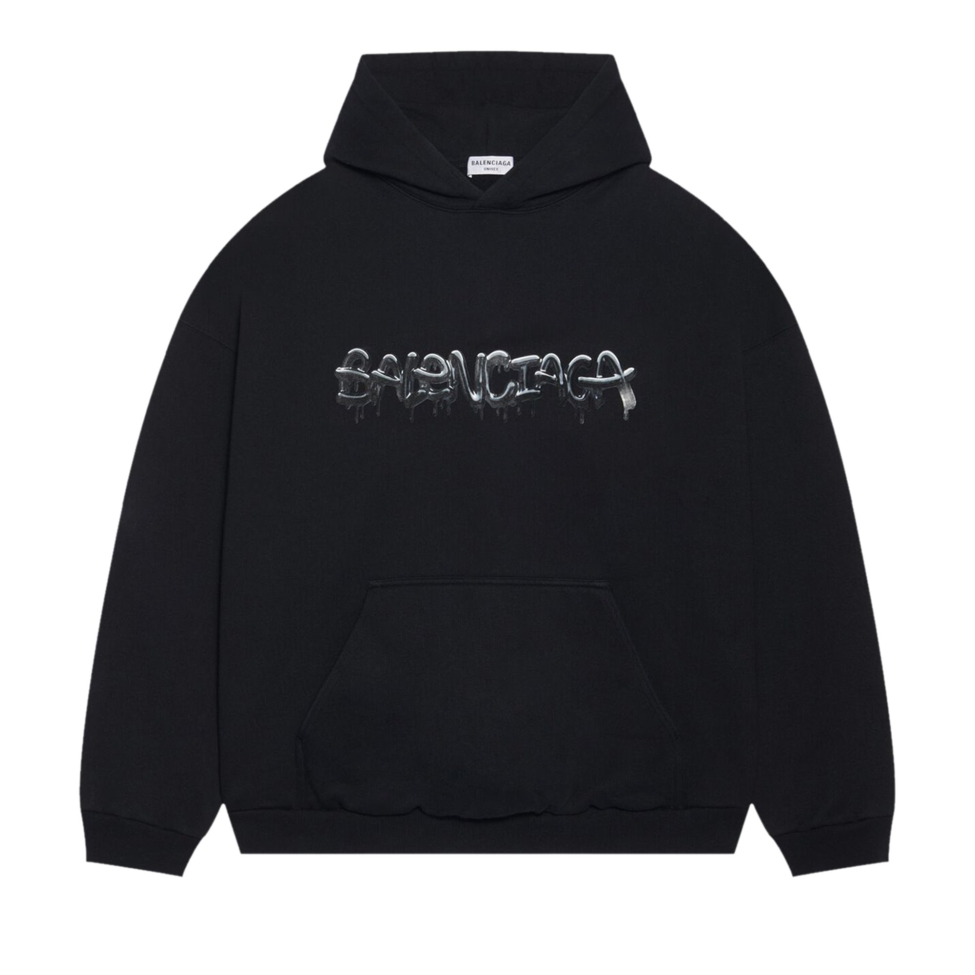 Balenciaga Wide Fit Hoodie 'Black'