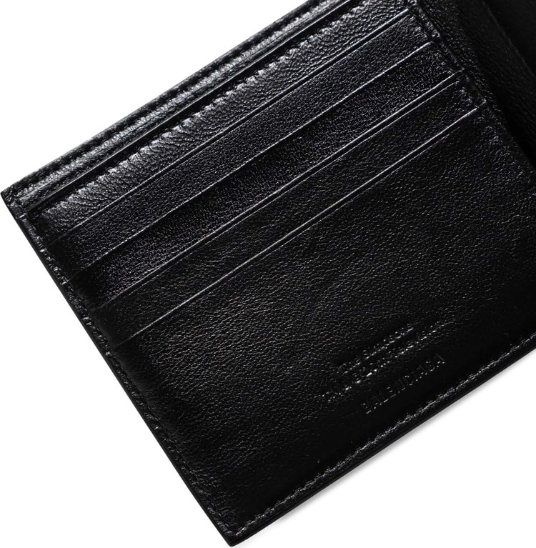 Balenciaga x The Simpsons Essential Square Folded Wallet Black