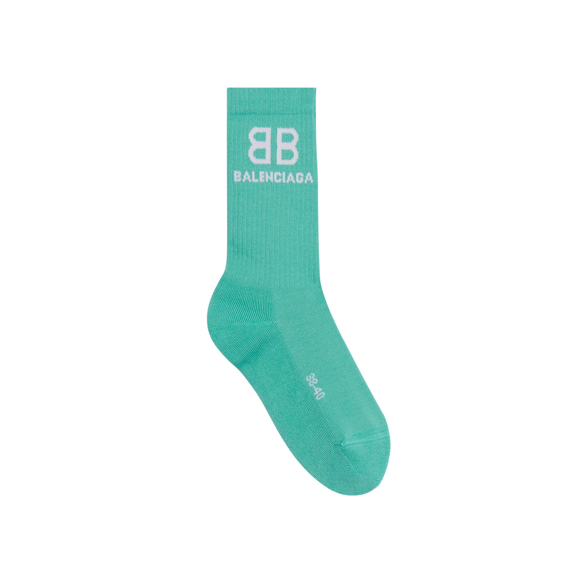 Buy Balenciaga Tennis Socks 'Mint/White' - 656967 472B4 3977 | GOAT NL