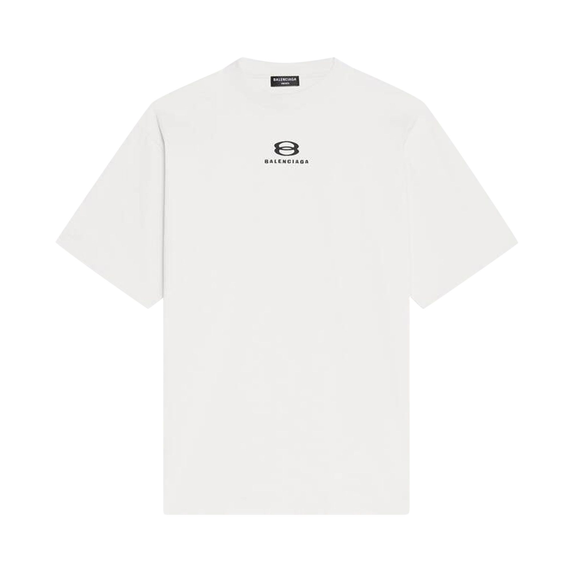 Buy Balenciaga Large Fit T-Shirt 'Chalky White/Black