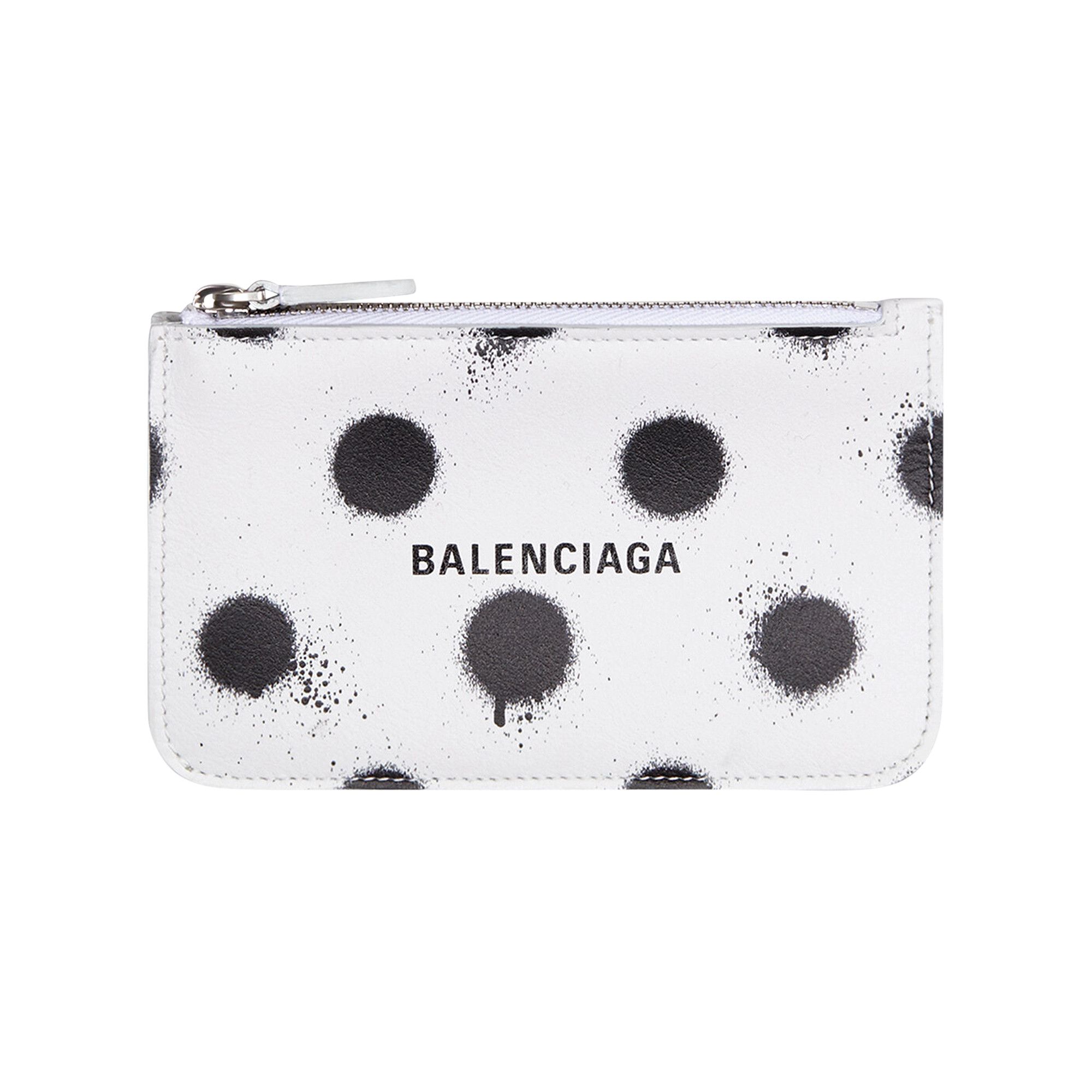 VIP【関税送料無料】希少 BALENCIAGA CREDIT CARD HOLDER Buy Balenciaga Credit Card Holder 'White/Black' - 637130