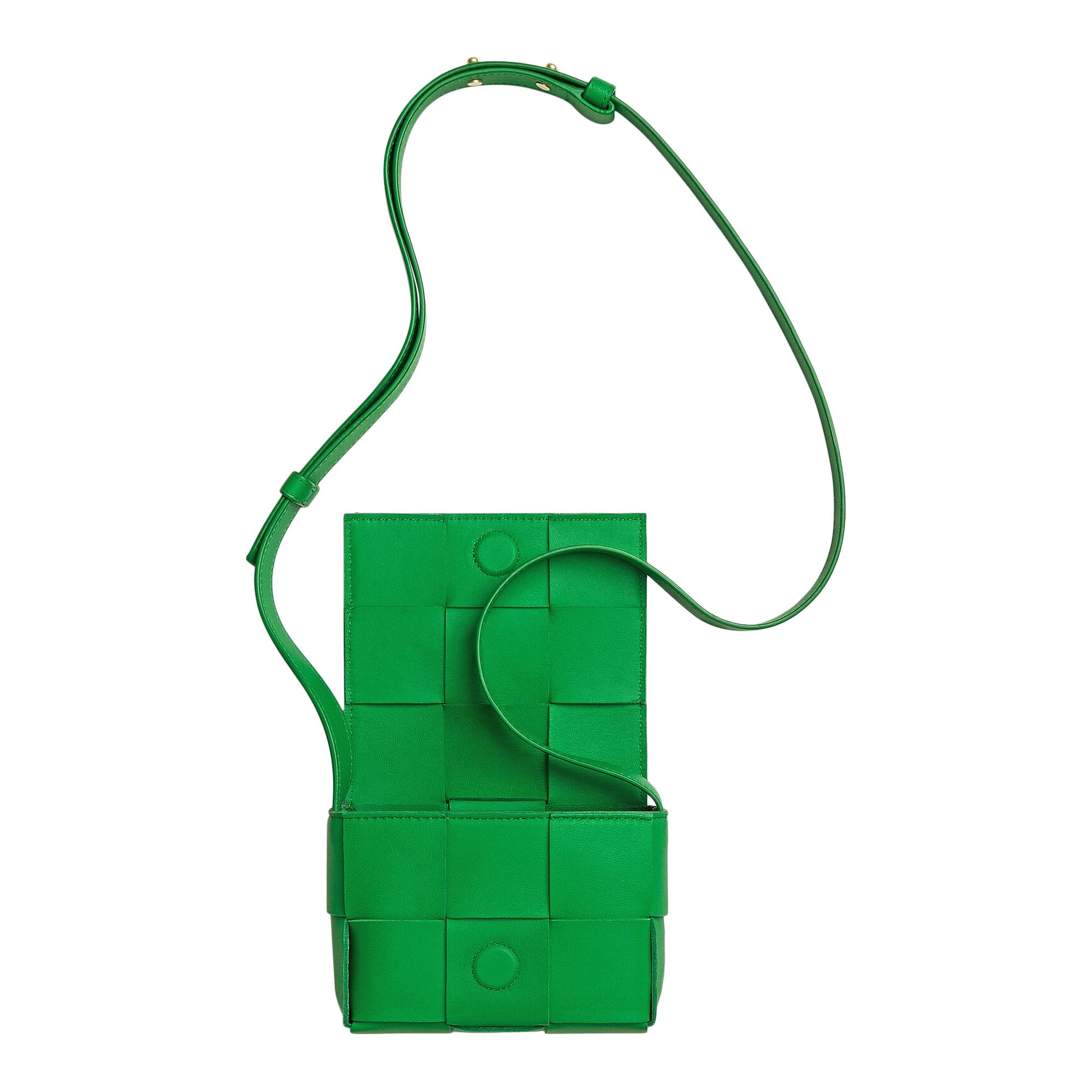 小物 Bottega Veneta Bottega Veneta - Teen Jodie Parakeet Woven Leather Bag
