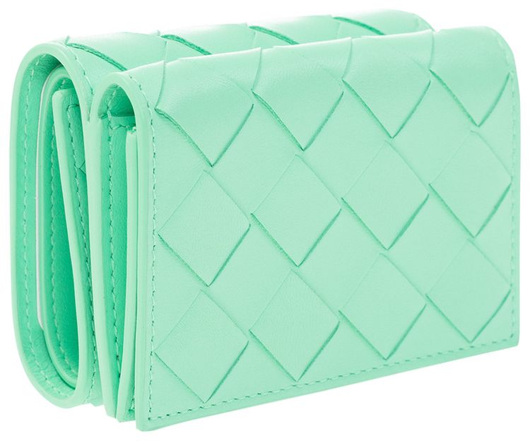 Bottega Veneta Leather Wallet FountainSilver